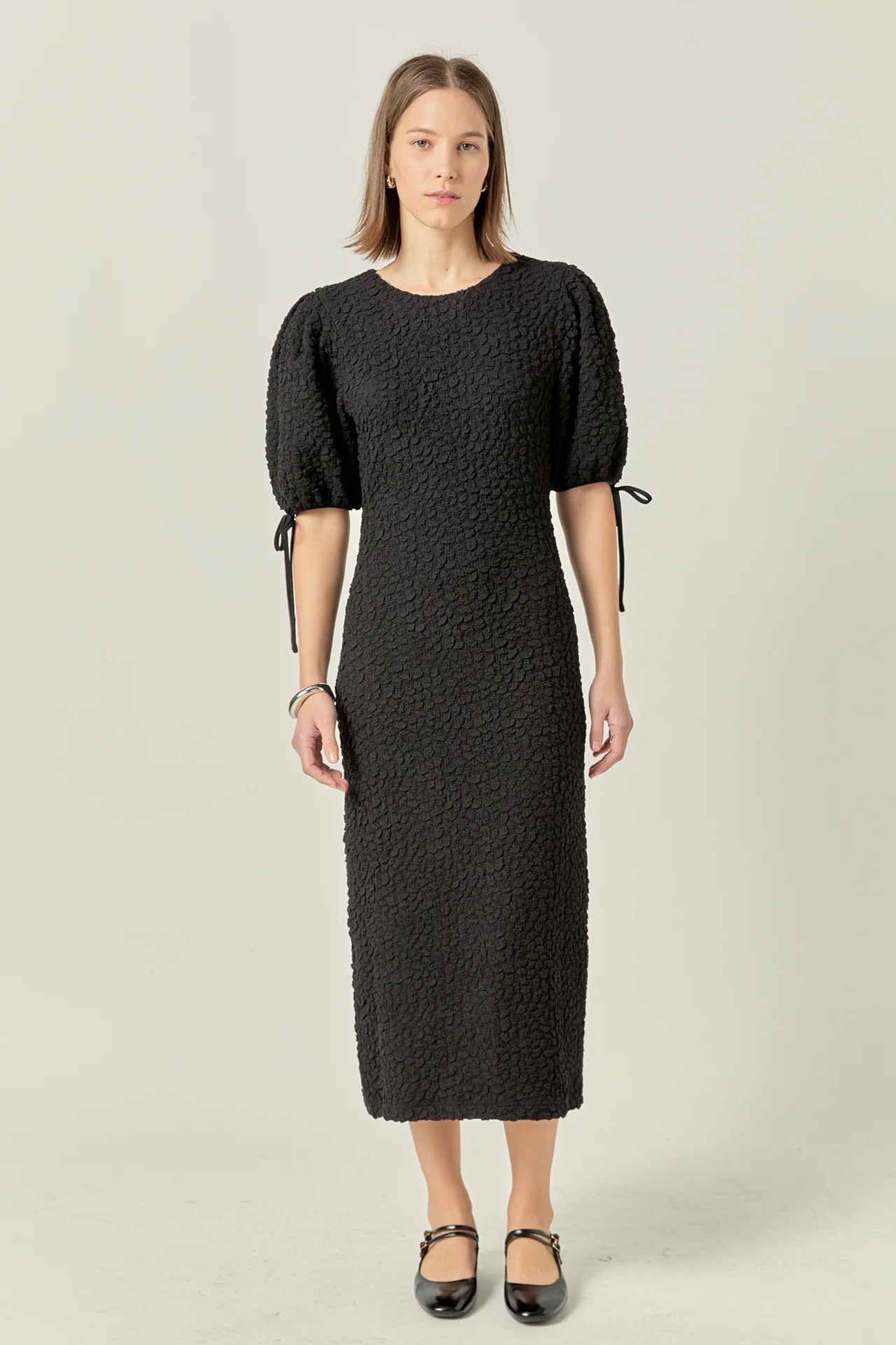Smocked Midi Dress - Image 36