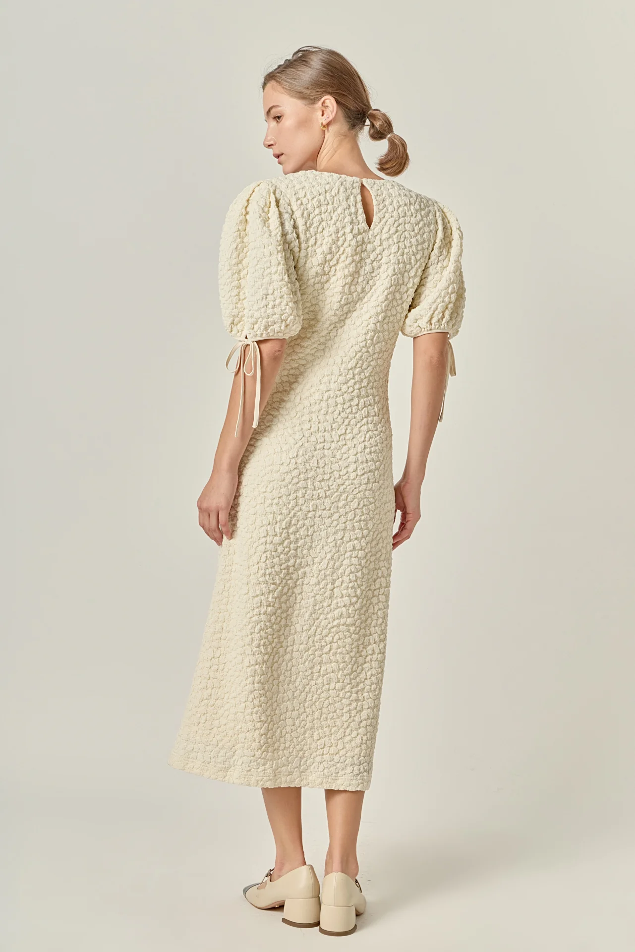 Smocked Midi Dress - Image 4
