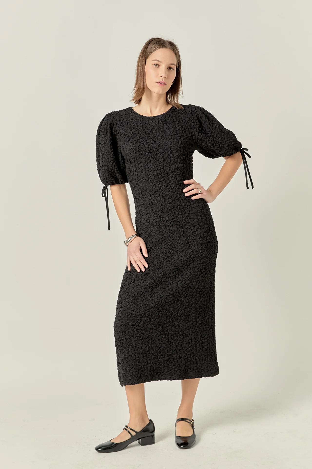 Smocked Midi Dress - Image 40