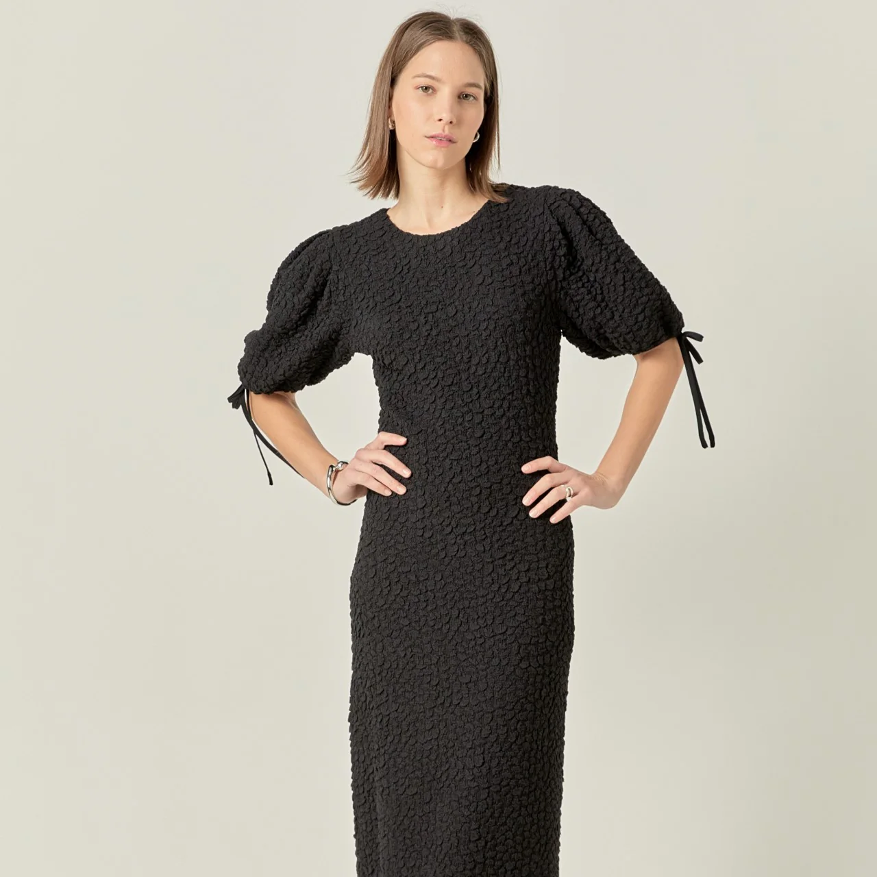 Smocked Midi Dress - Image 41