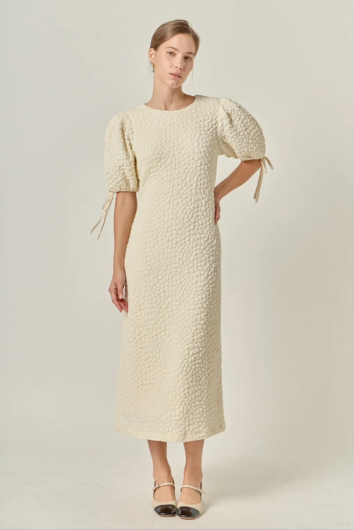 Smocked Midi Dress - Image 5