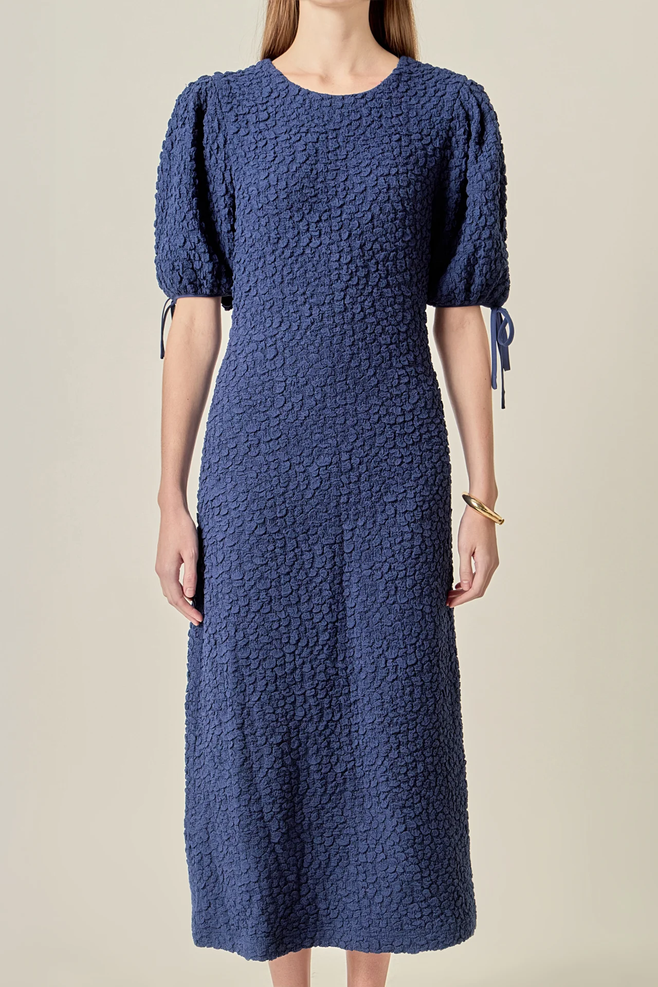 Smocked Midi Dress - Image 7