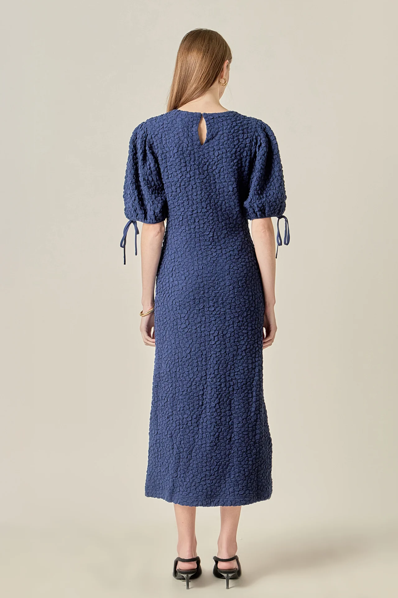 Smocked Midi Dress - Image 9