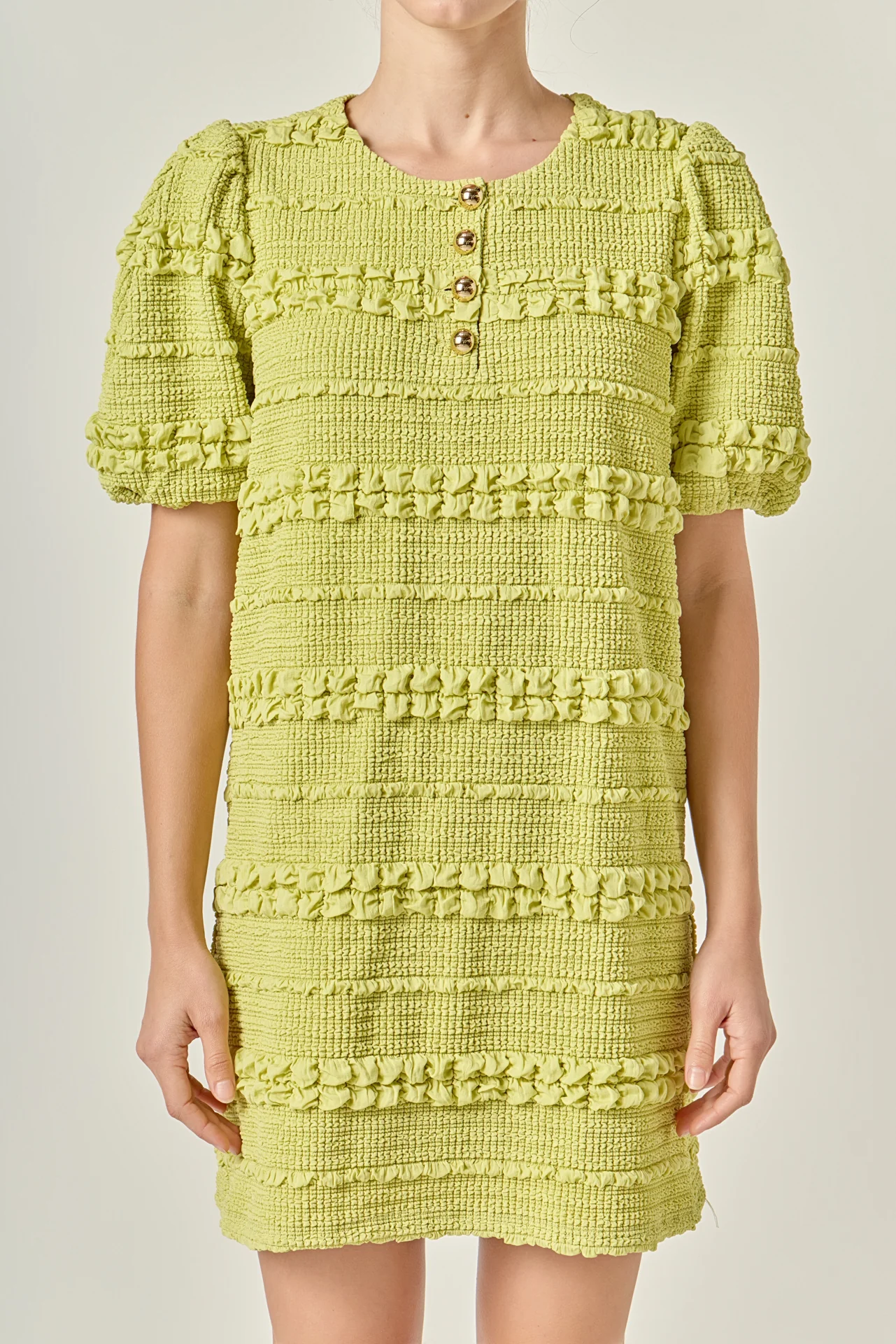 Smocked Mini Dress - Image 14