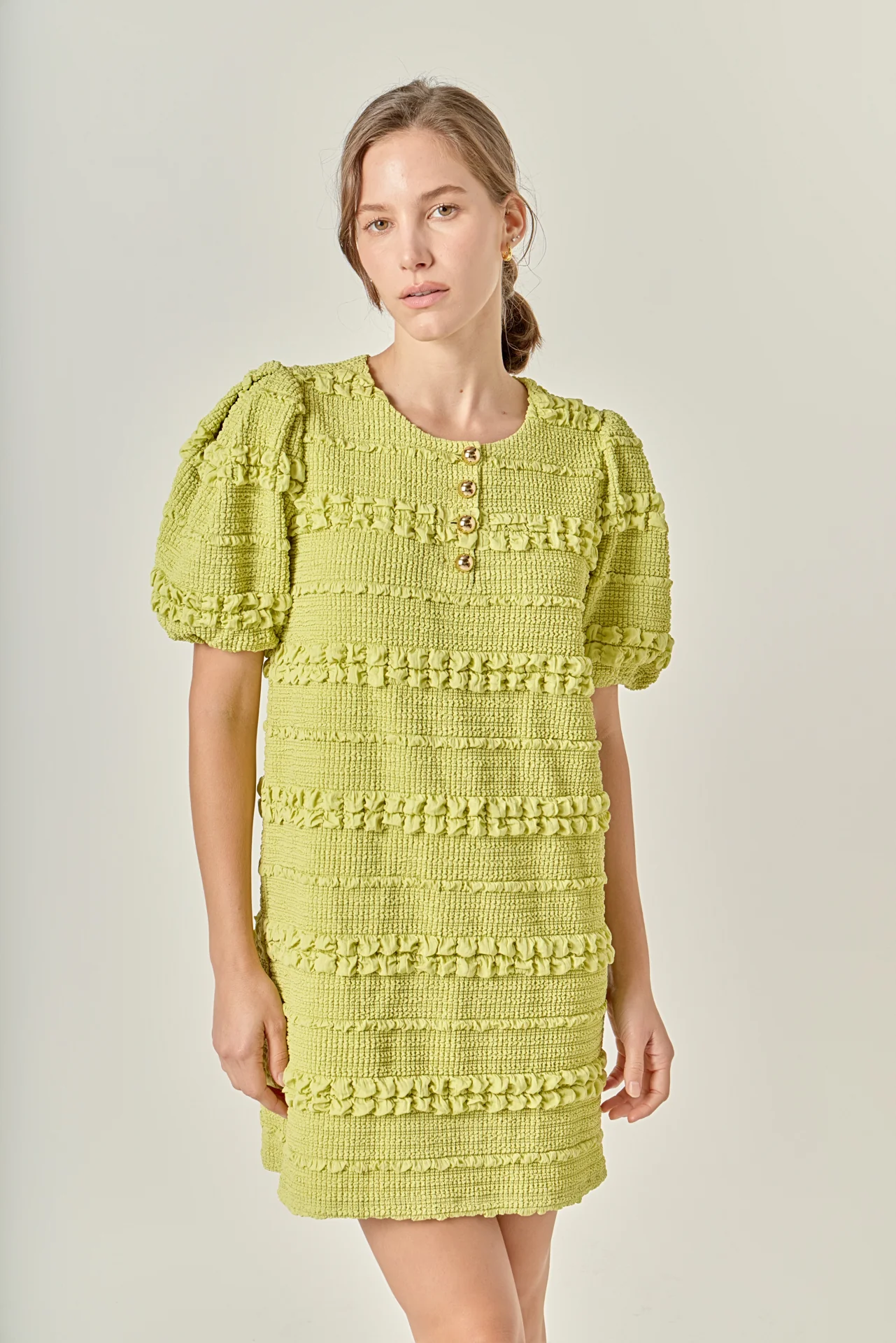 Smocked Mini Dress - Image 17
