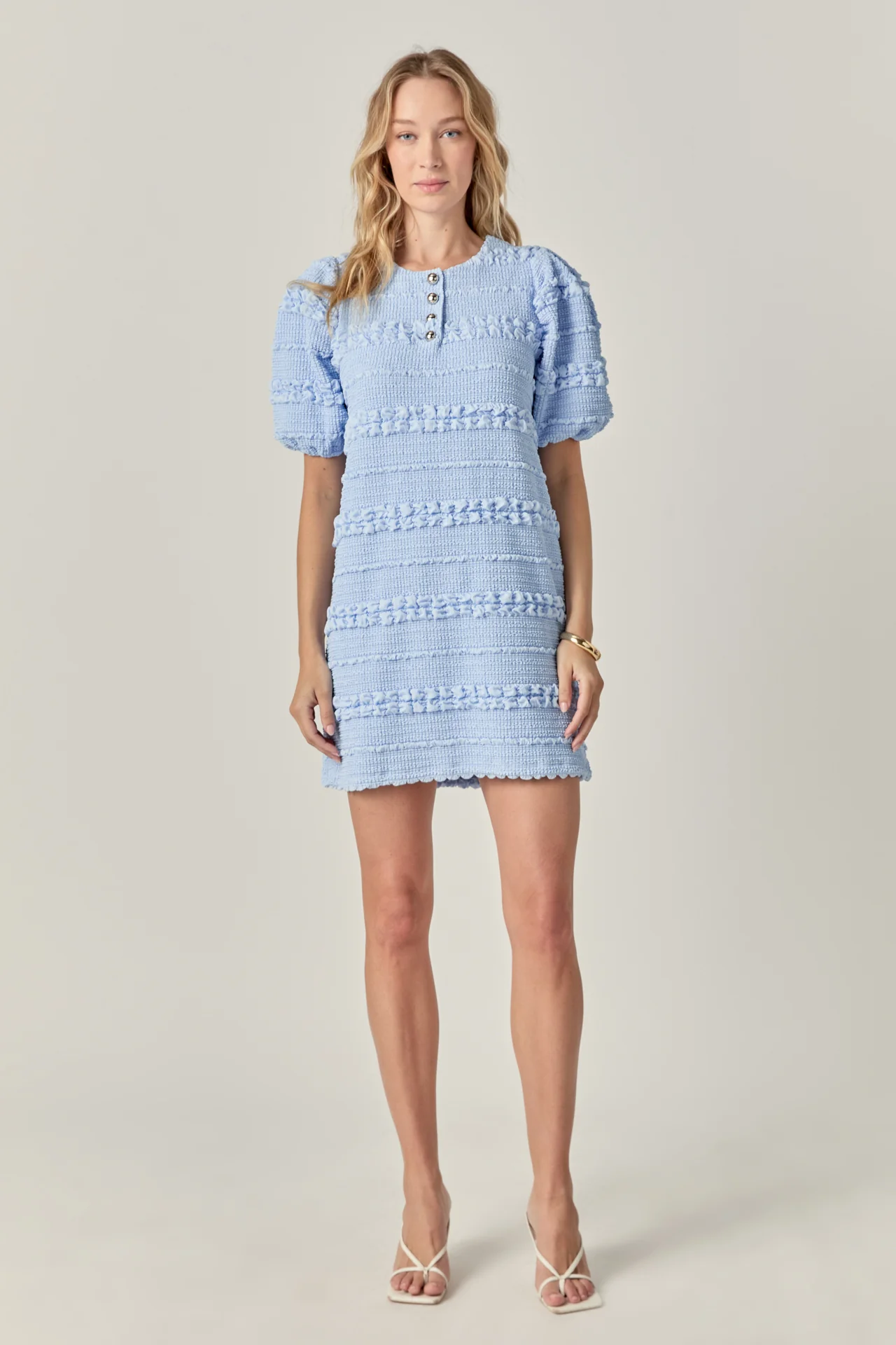 Smocked Mini Dress - Image 18