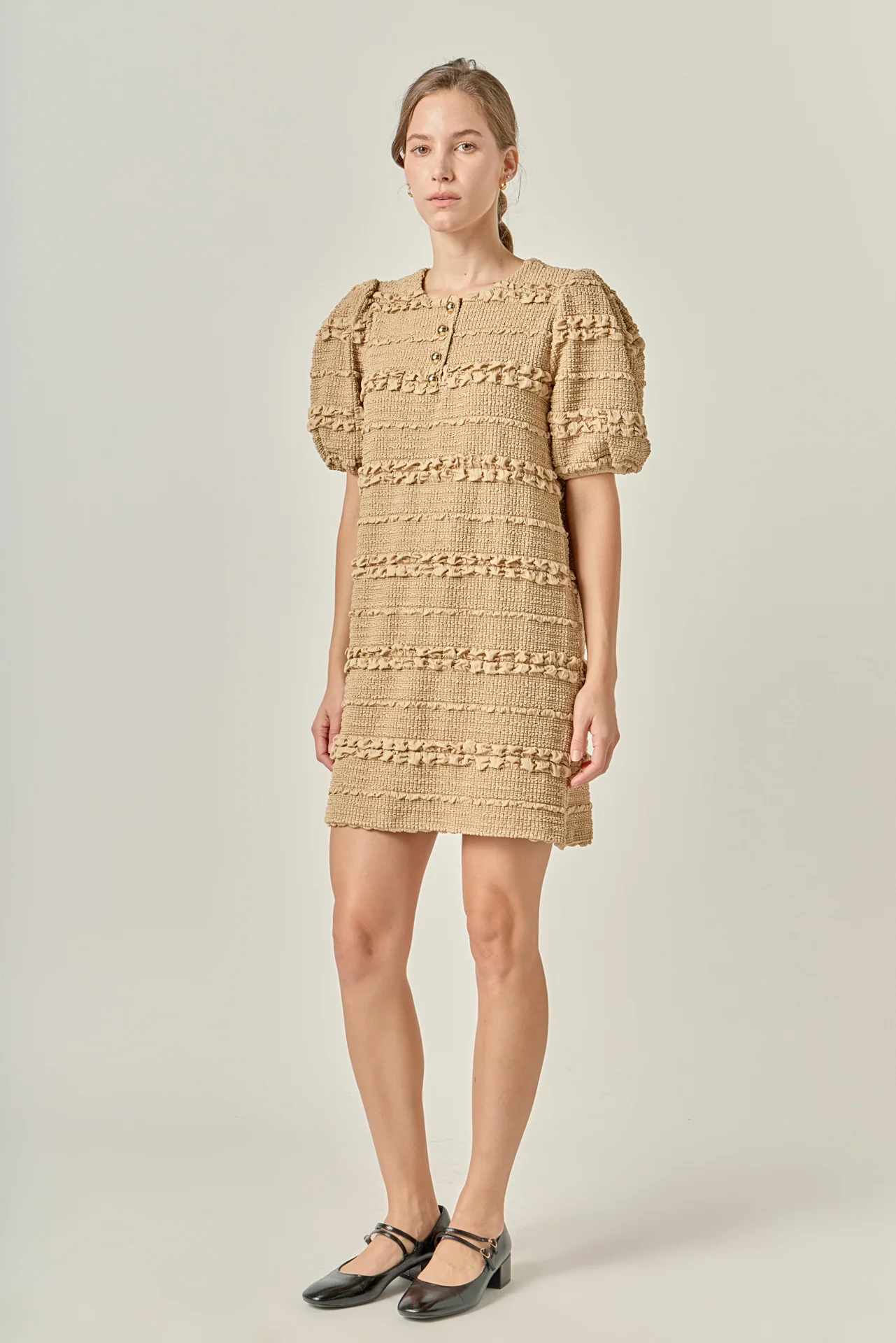 Smocked Mini Dress - Image 25