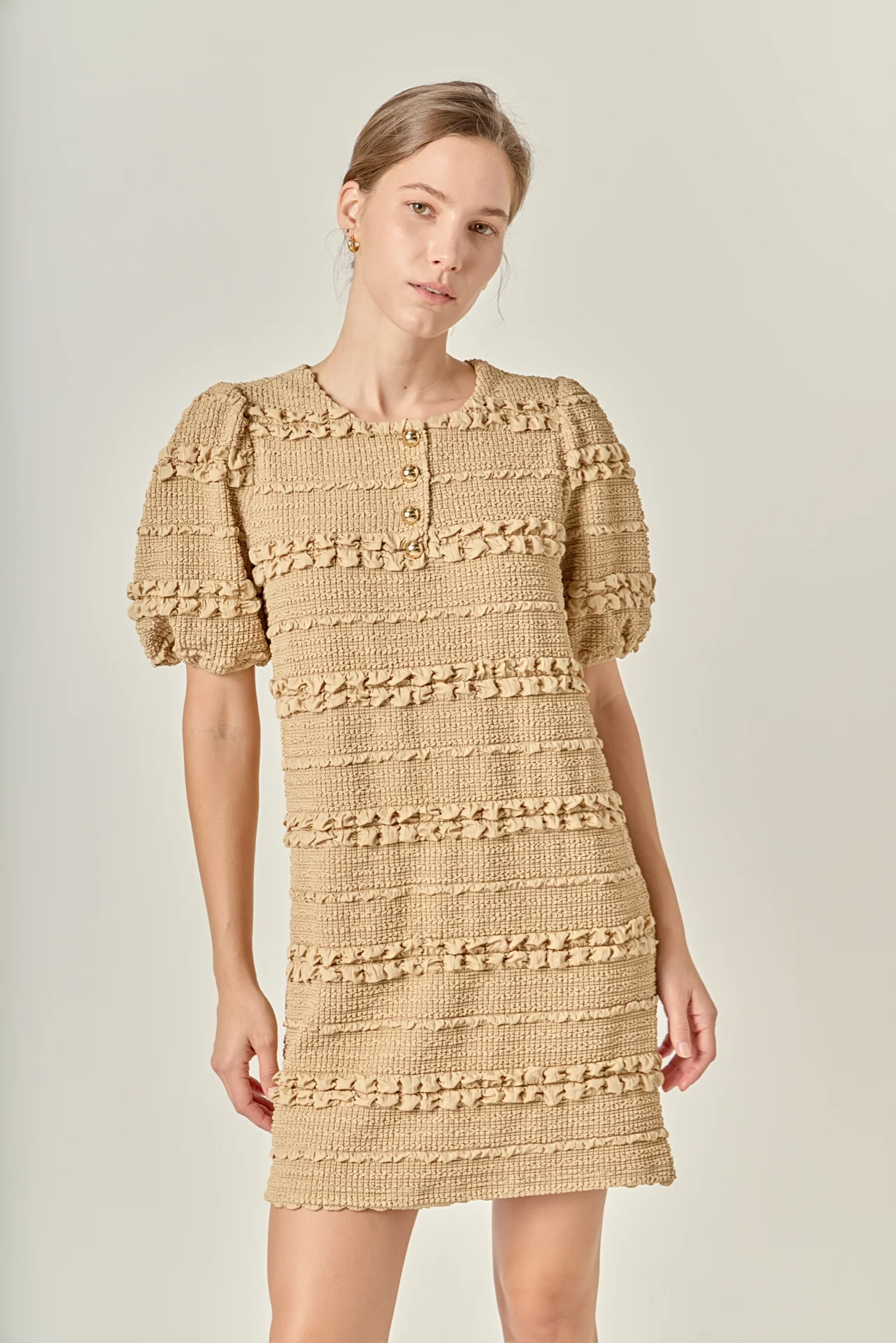 Smocked Mini Dress - Image 27