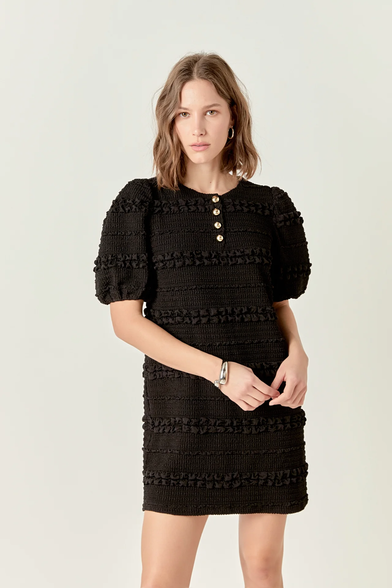 Smocked Mini Dress - Image 32