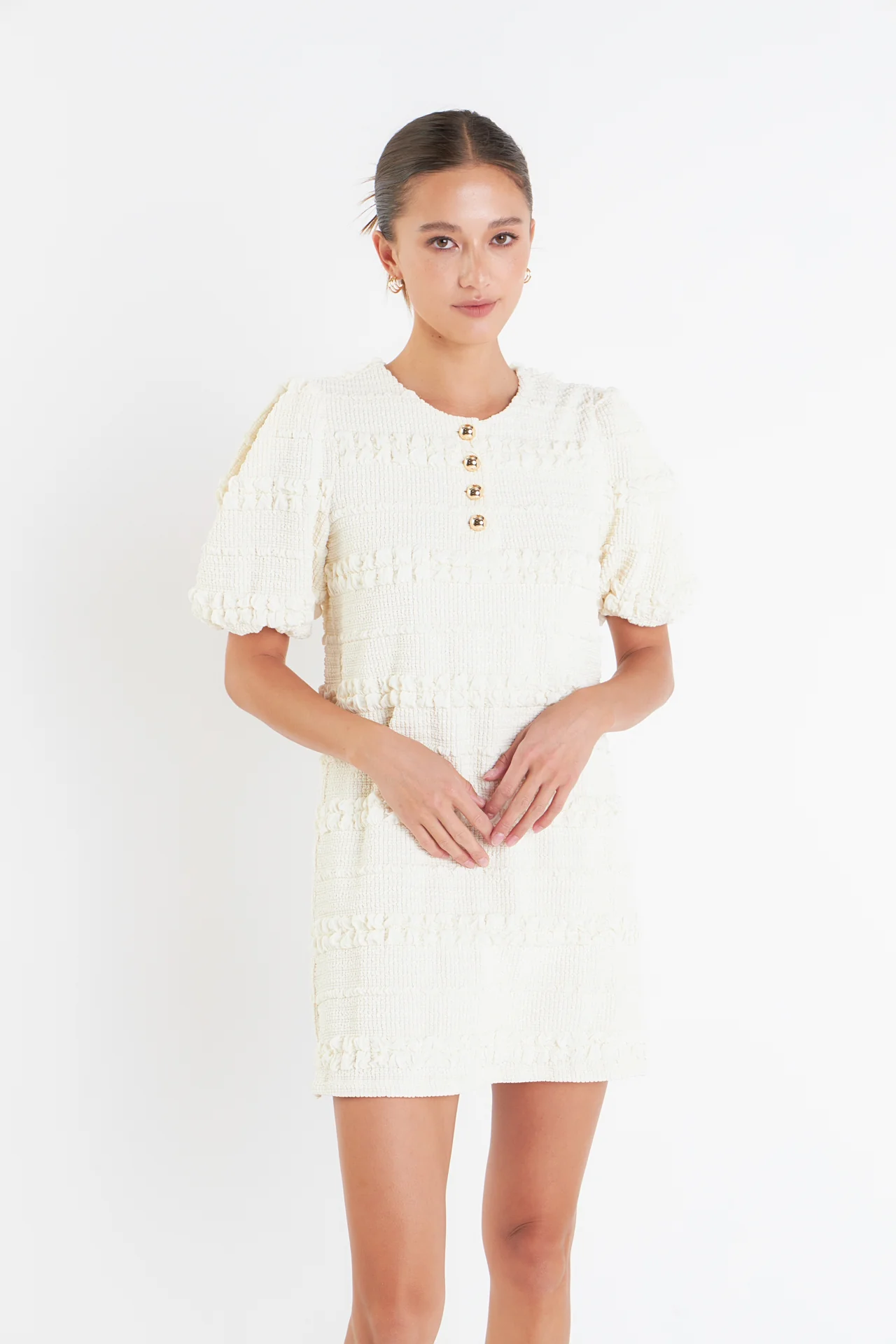 Smocked Mini Dress - Image 37