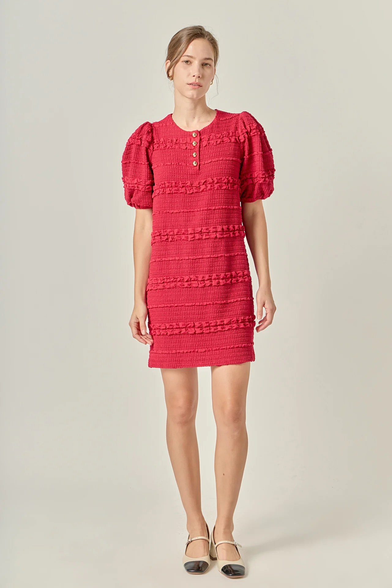 Smocked Mini Dress - Image 7