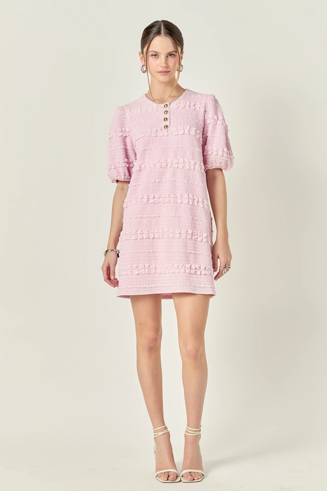 Smocked Mini Dress - Image 8