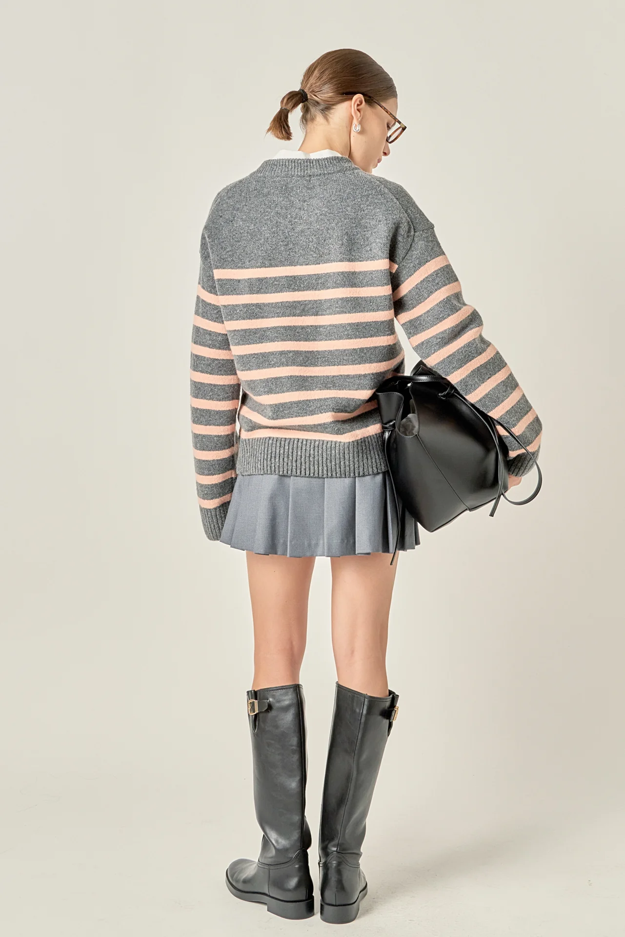 Striped Crew Neck Sweater - Image 10