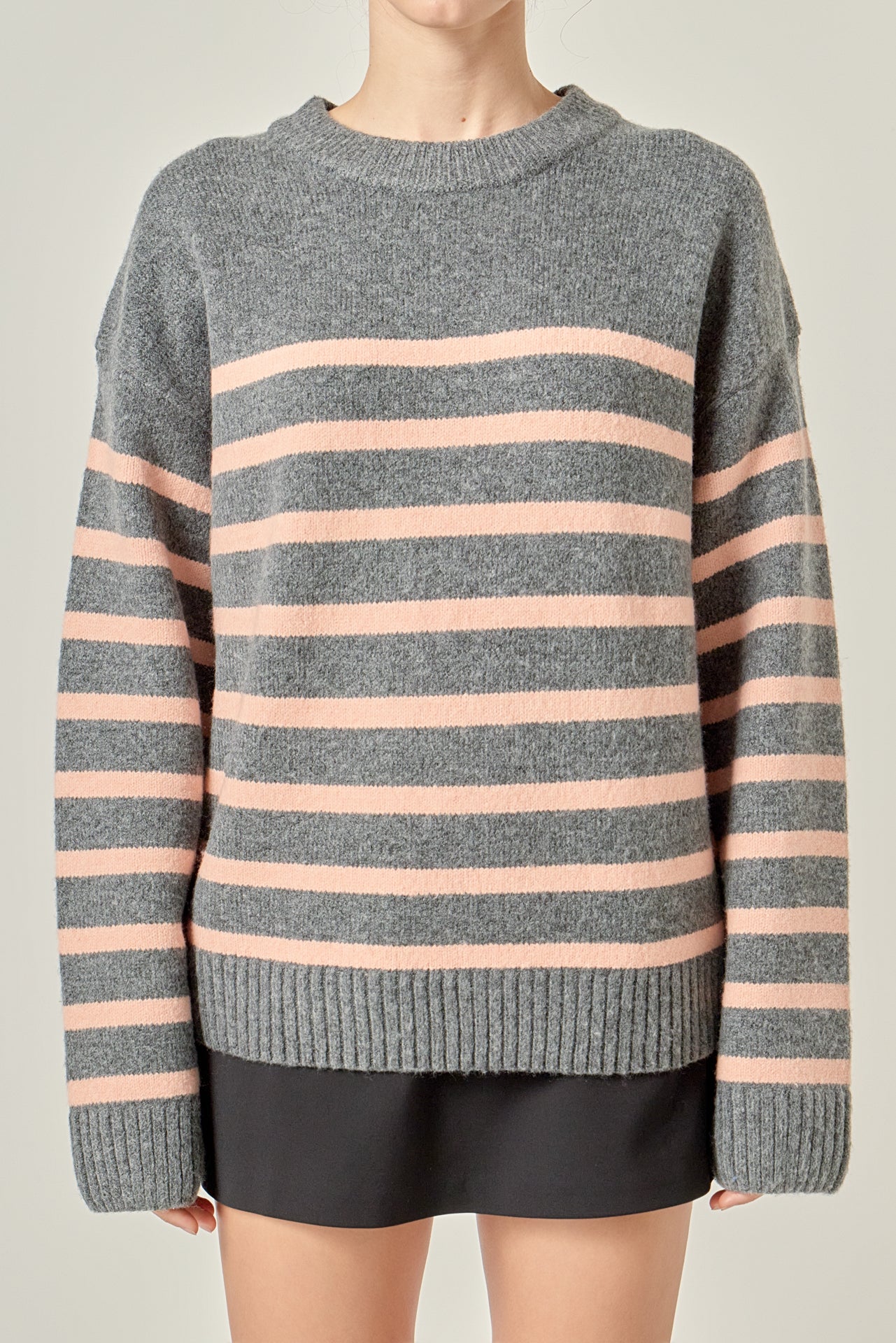 Striped Crew Neck Sweater - Image 7