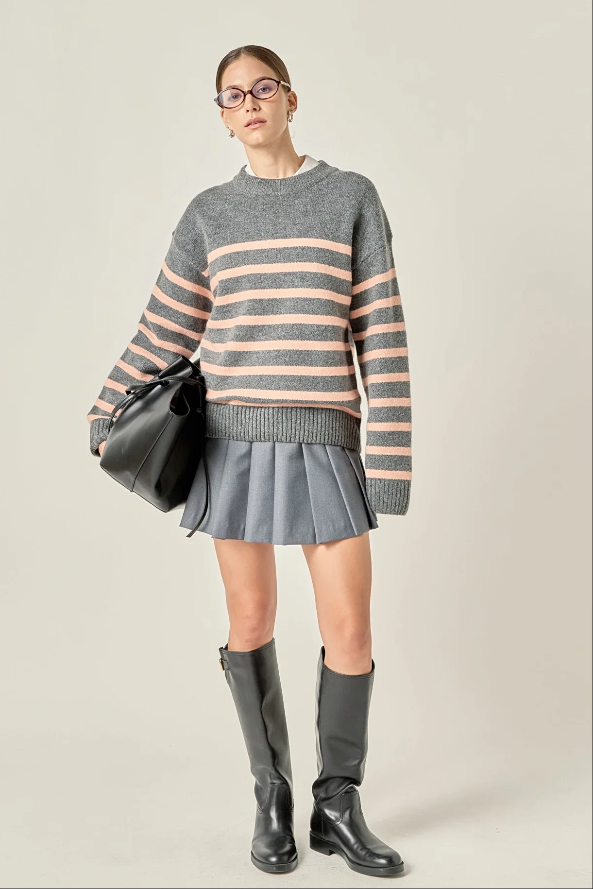 Striped Crew Neck Sweater - Image 8