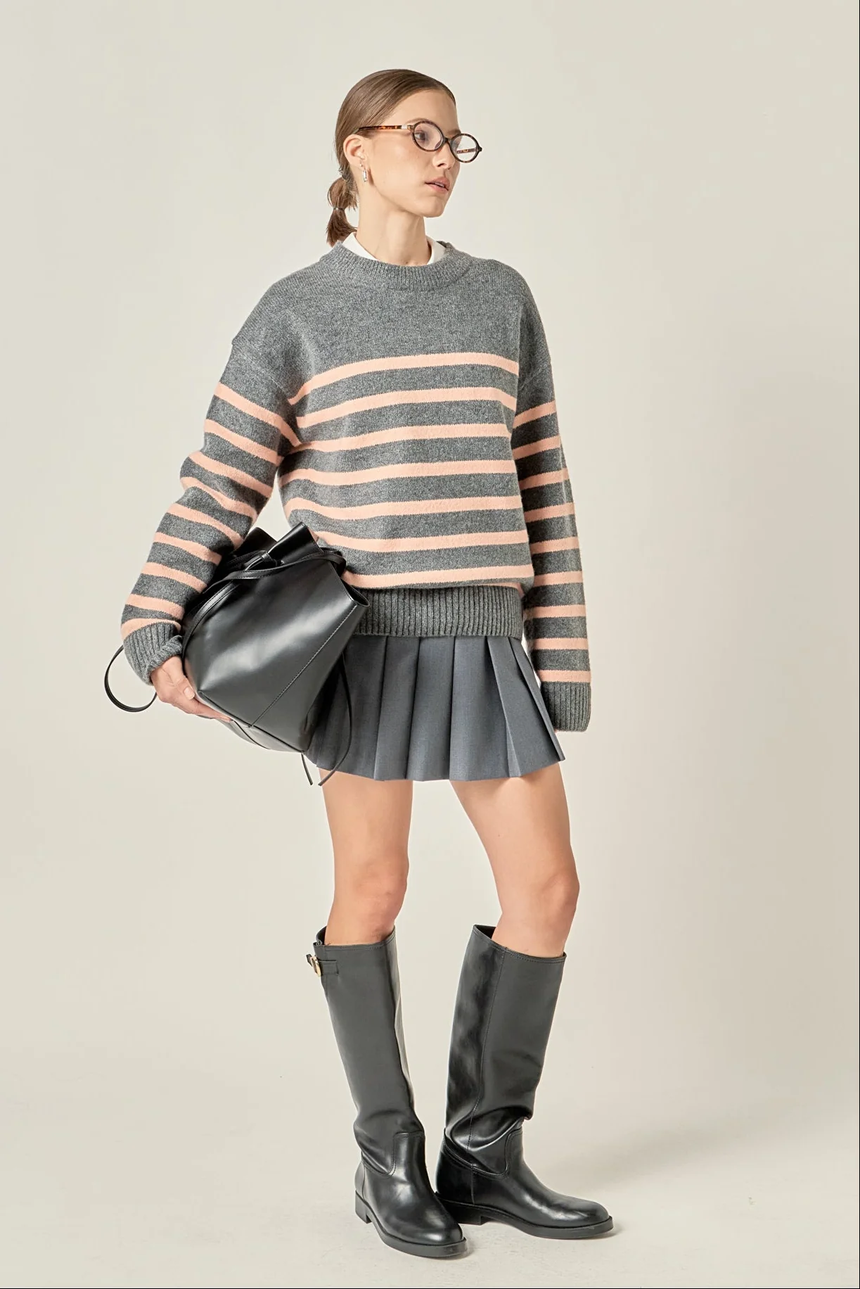 Striped Crew Neck Sweater - Image 9