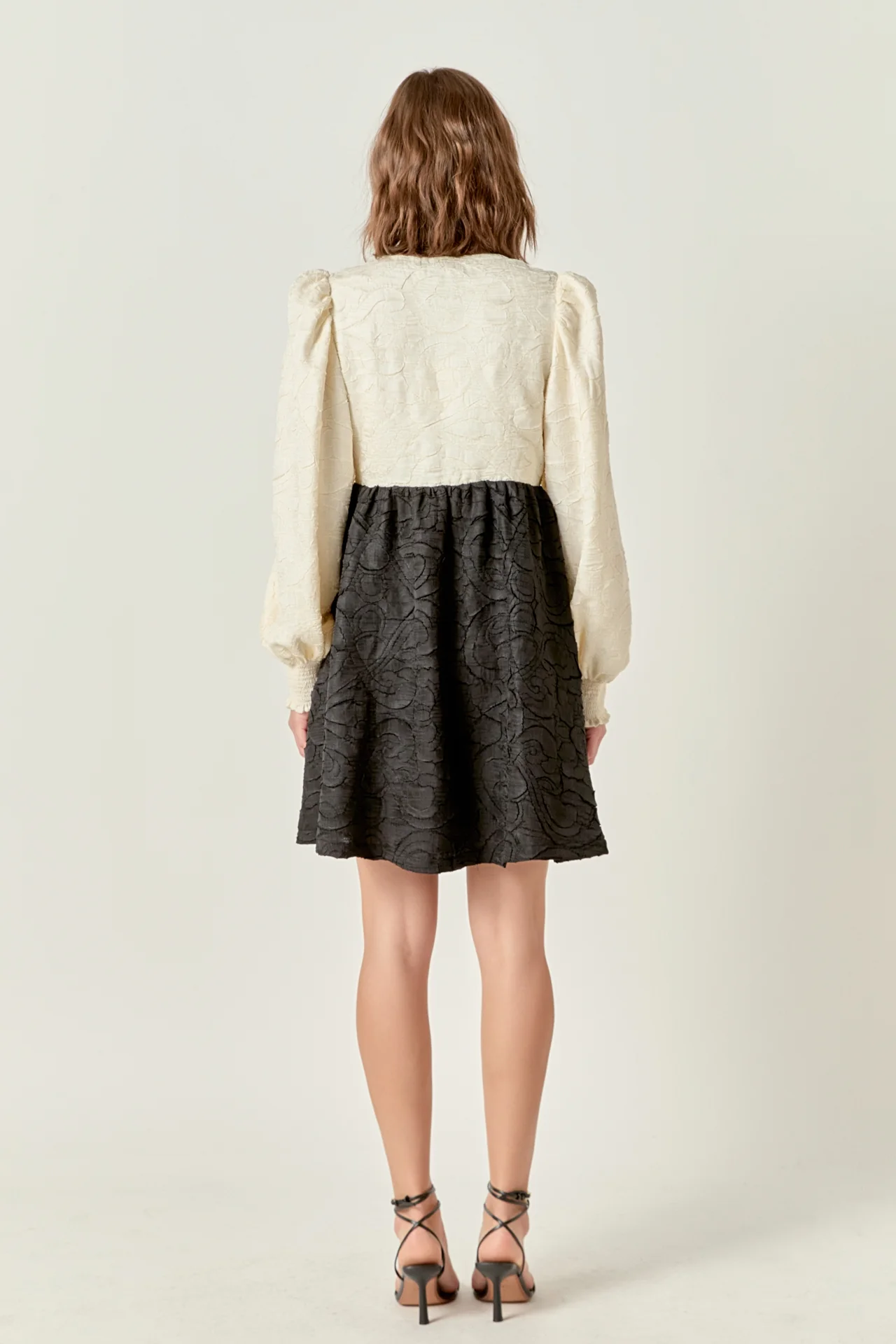 Textured Baby Doll Dress - Image 4