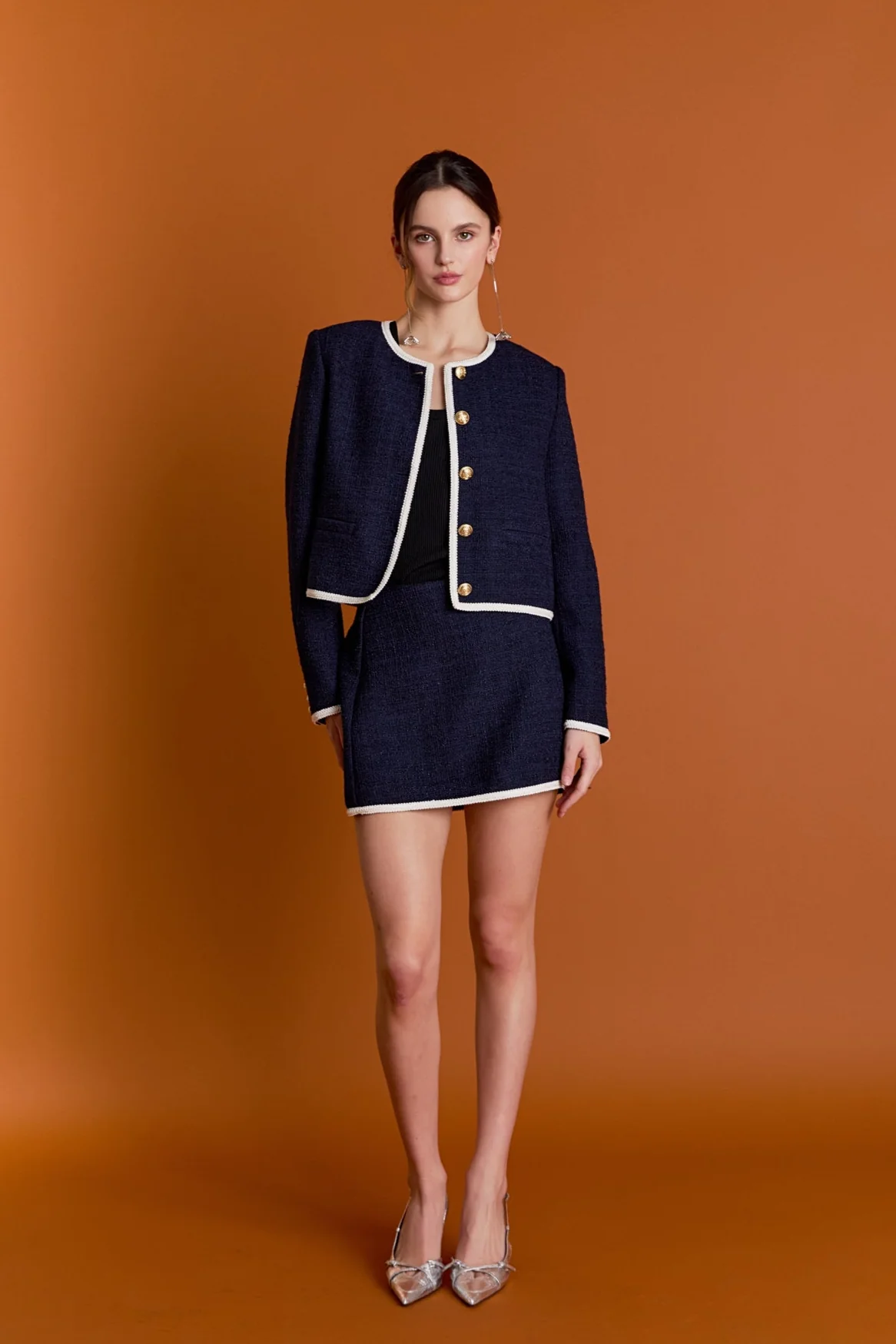 Blair Tweed Skirt - Image 5