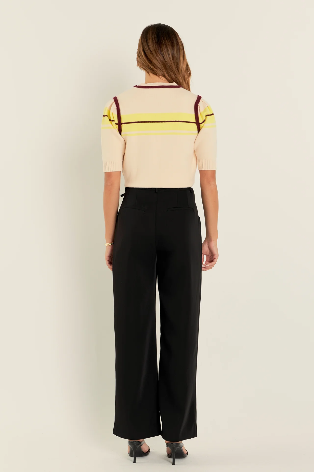 Women Knit Contrast Shirt - Image 15