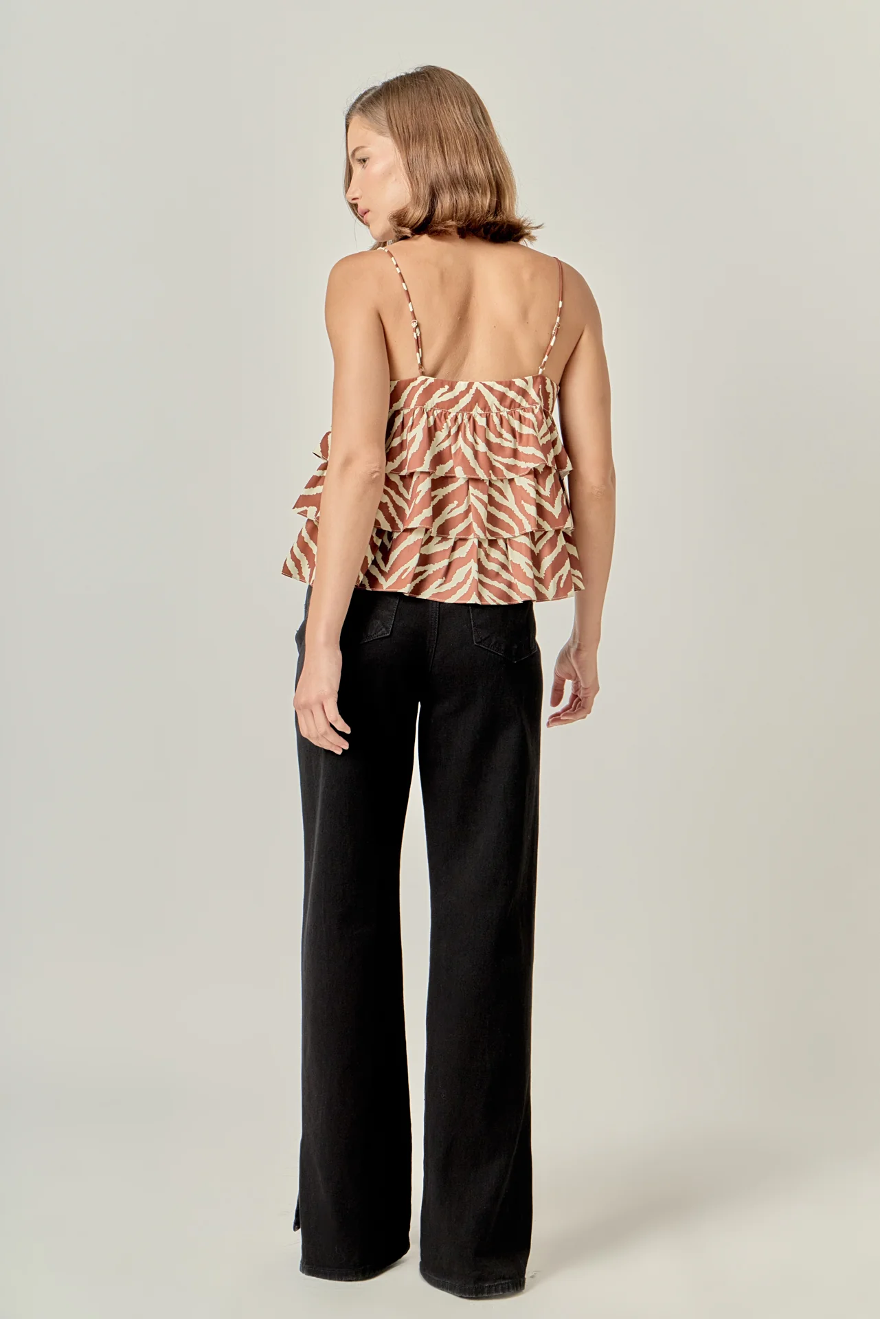 Zebra Print Sleeveless Top - Image 4